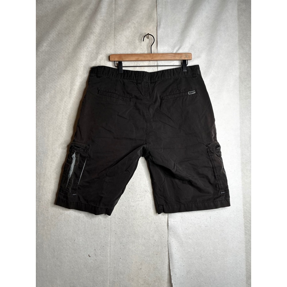 VTG Rusty Mens Cargo Shorts Size 38 Dark Gray Cotton Nylon Utility Casual Hiking